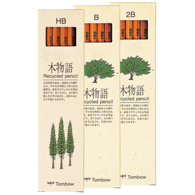 Ki-Monogatari Eco Potloden 12-set