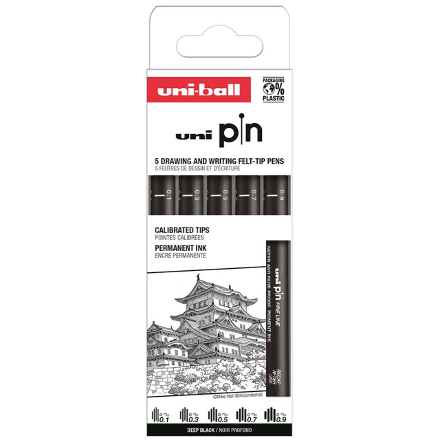 Pin Fine Line 5-set Classic 1