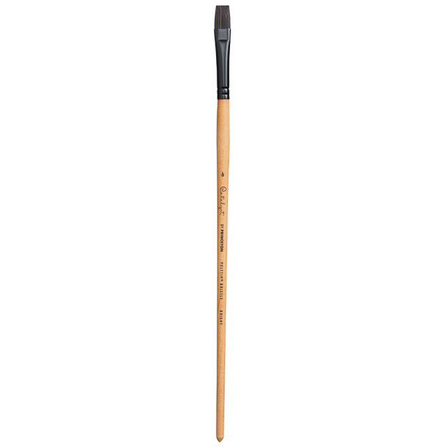 Catalyst Synthetische penseel met lange steel Bright size 6