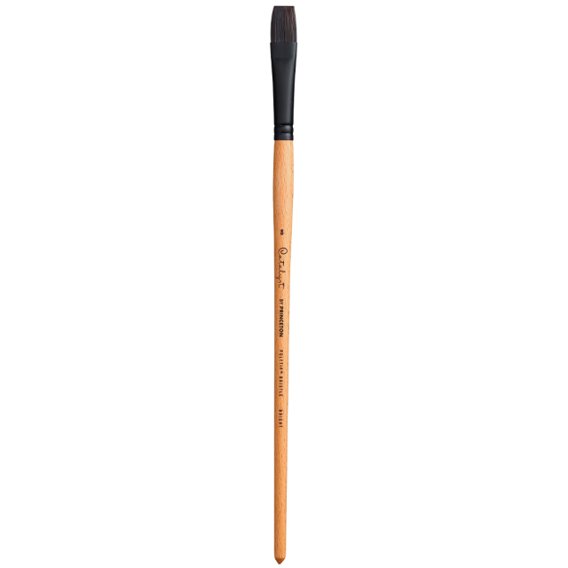 Catalyst Synthetische penseel met lange steel Bright size 8