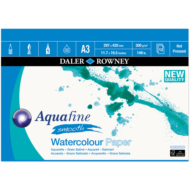 Aquarelblok HP 300g A3
