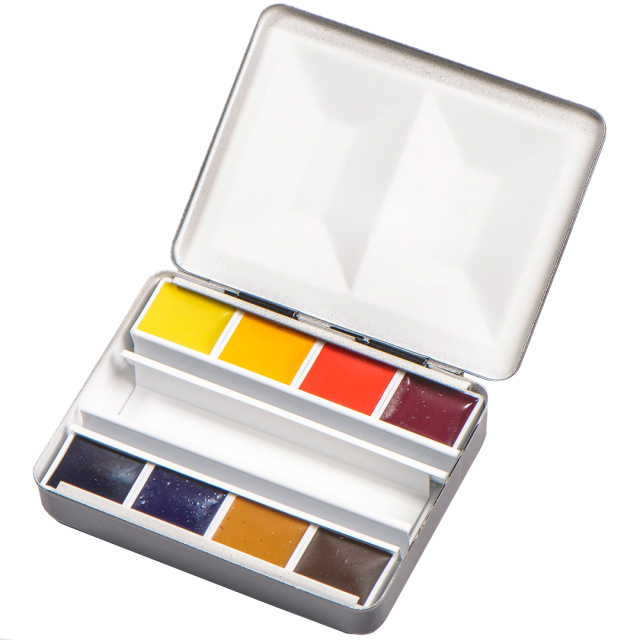 Aquarell Bijou 8-set half pan