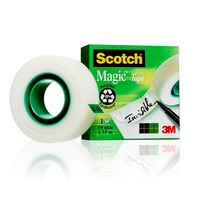 Scotch Magic tape navulling 19mm x 33m