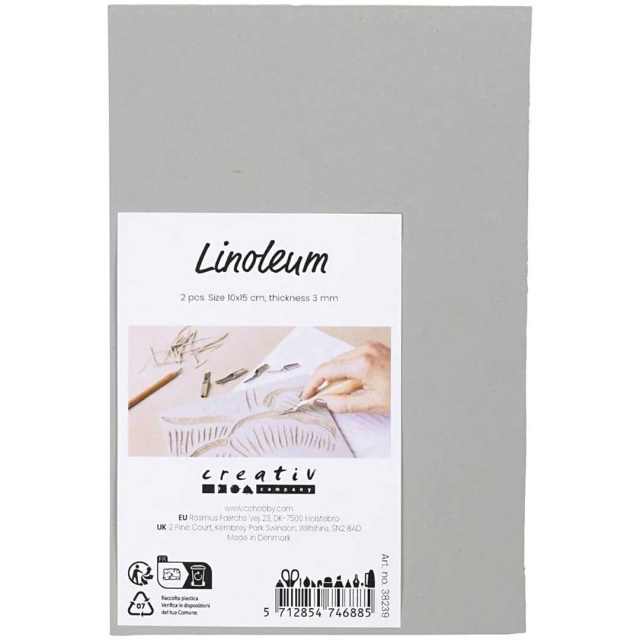 Linoleum 10x15 cm 2-pack