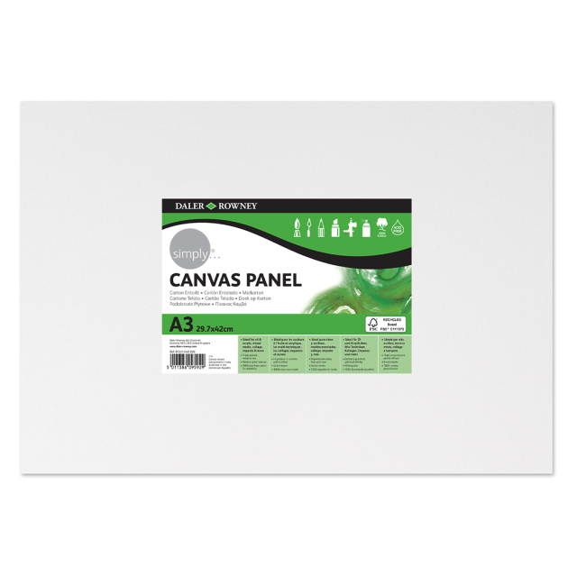 Canvas board Katoen A3