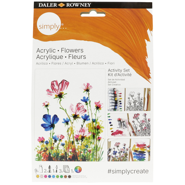 Simply Bloemen schilderen met acrylverf stap-voor-stap