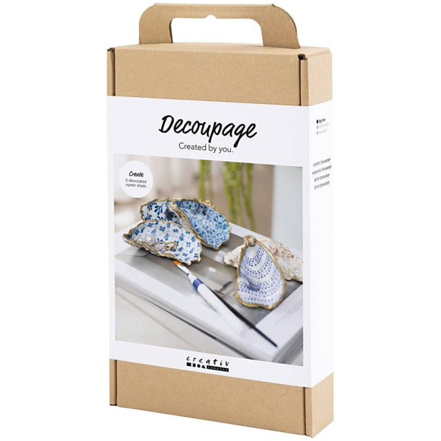 DIY Découpage-kit Oesterschelp