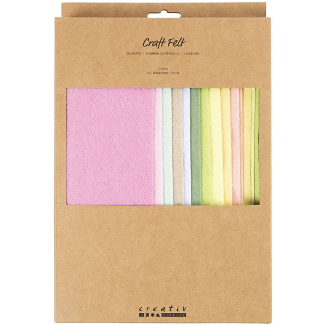 Hobbyvilt A4 10-pack Pastelkleuren