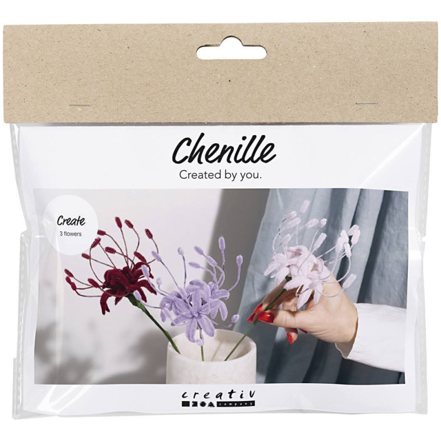 DIY-kit Chenille bloemen spinnenlelies