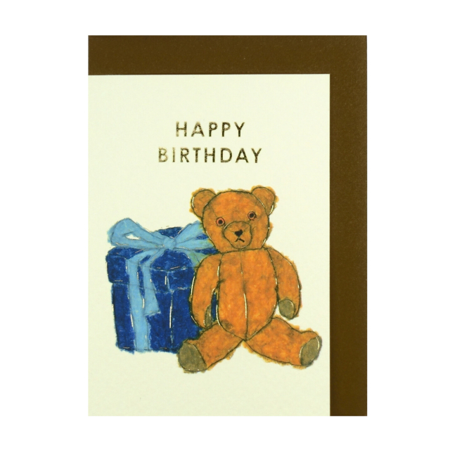 Kleine wenskaart Teddybeer