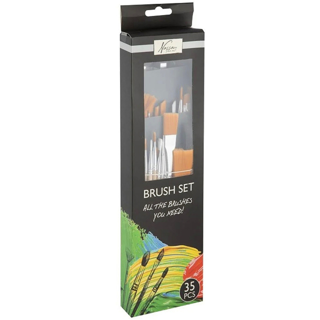 Set penselen 35 stuks