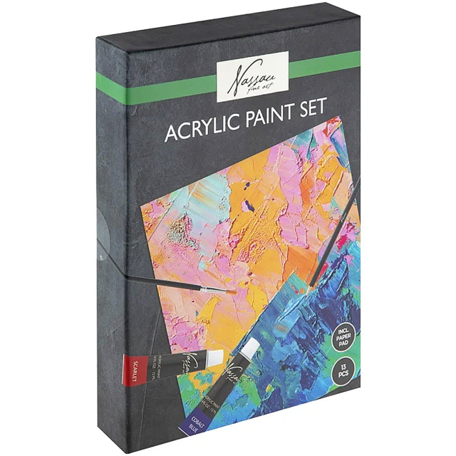 Acrylverf Schilderkit met blokken
