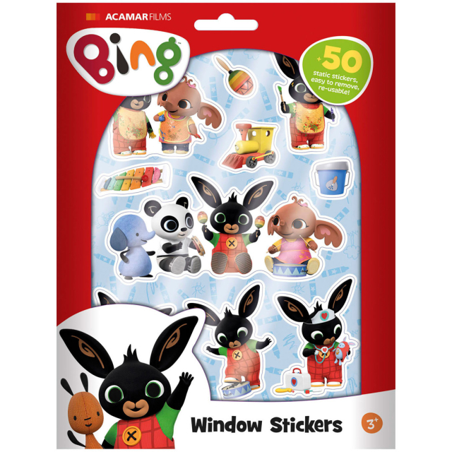 Bing raamstickers (3 jaar+)