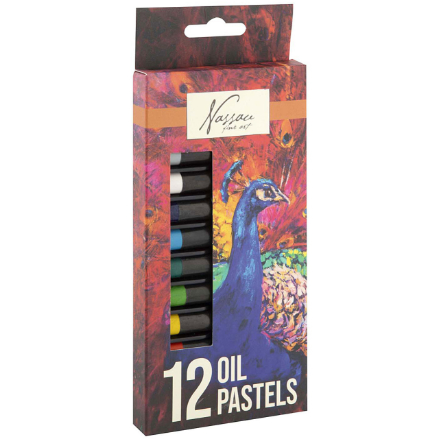 Oliepastel 12-set