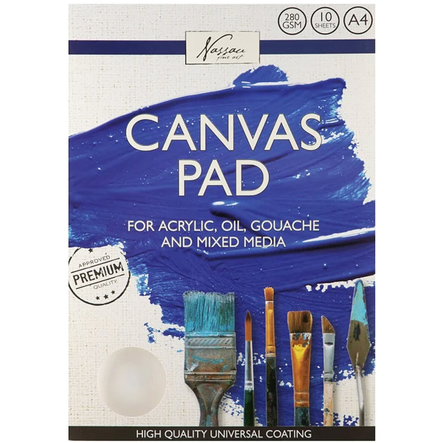 Canvas Pad A4 Katoen
