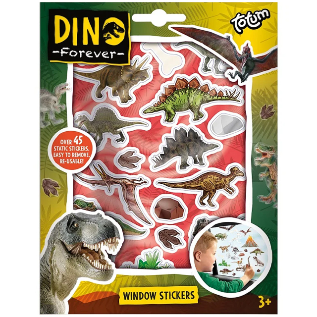 Dinosaurussen Raamstickers (3 jaar+)