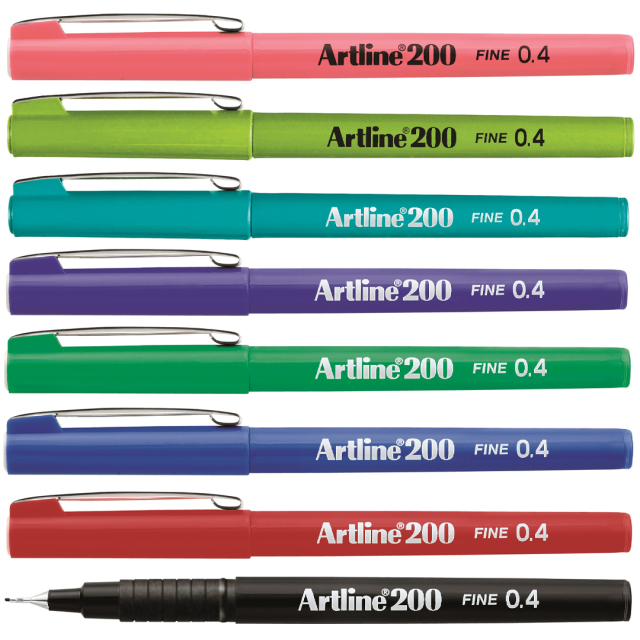 Fineliner 200 0.4 mm 8 stuks