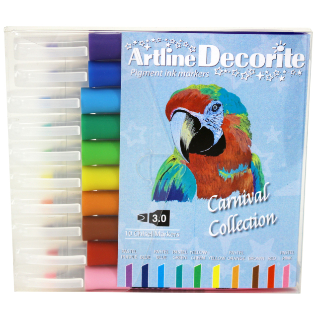 Decorite Calligraphy 10 stuks Carnival