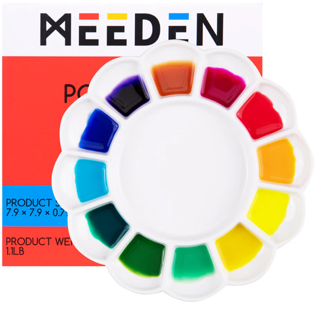 Porseleinen palet Rond 20 cm