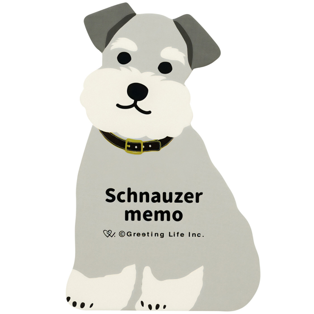 Schnauzer Memo Kladblok