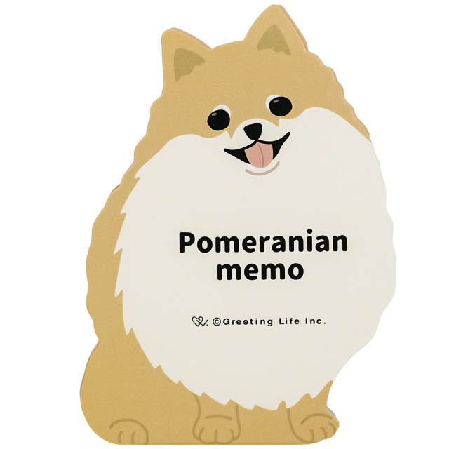Pomeranian Memo Kladblok