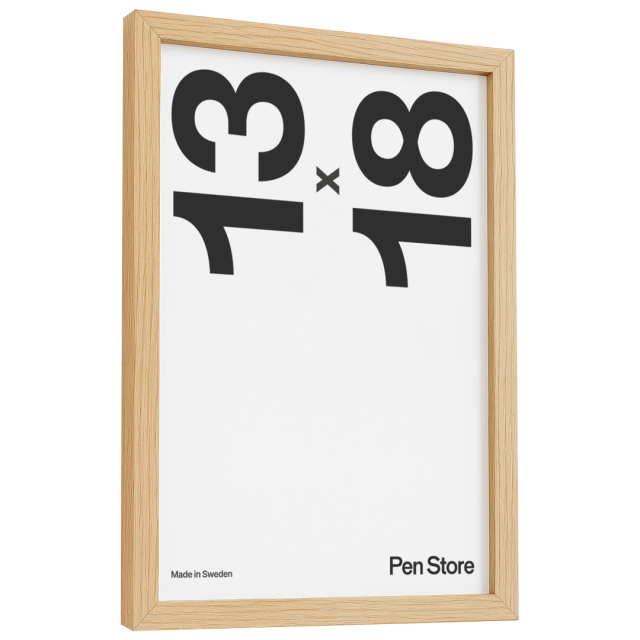 Eikenhouten lijst 13x18 cm