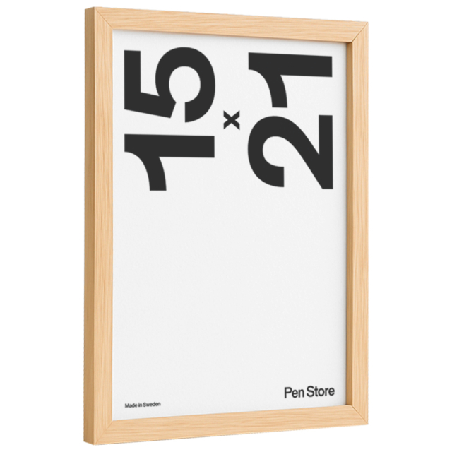 Eikenhouten lijst 15x21 cm