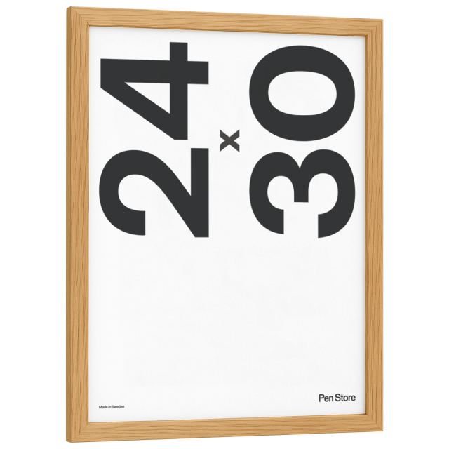 Eikenhouten lijst 24x30 cm