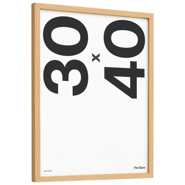 Eikenhouten lijst 30x40 cm