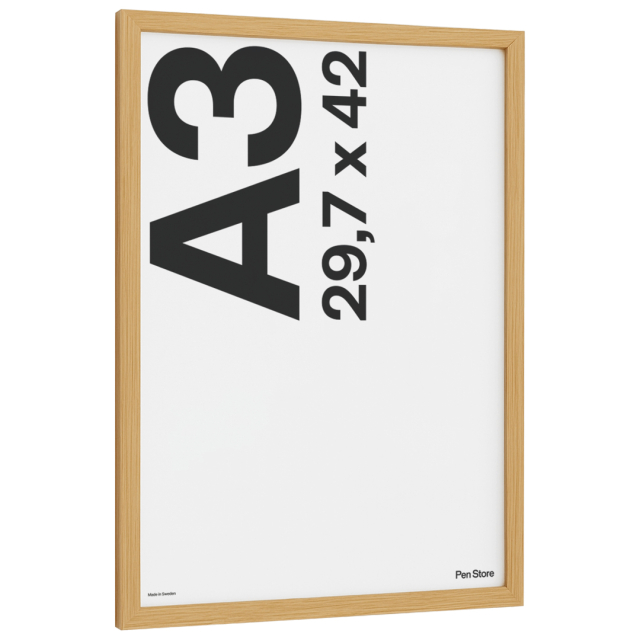 Eikenhouten lijst 29,7x42 cm A3