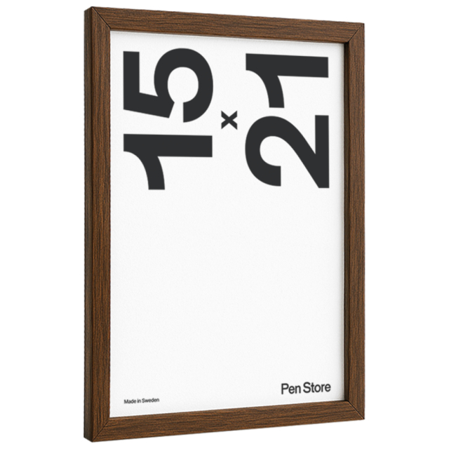 Houten lijst Walnootkleur 15x21 cm