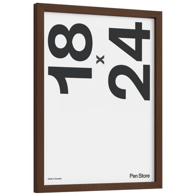 Houten lijst Walnootkleur 18x24 cm