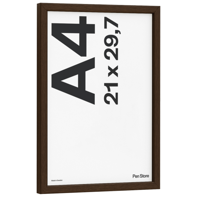 Houten lijst Walnootkleur 21x29,7 cm A4