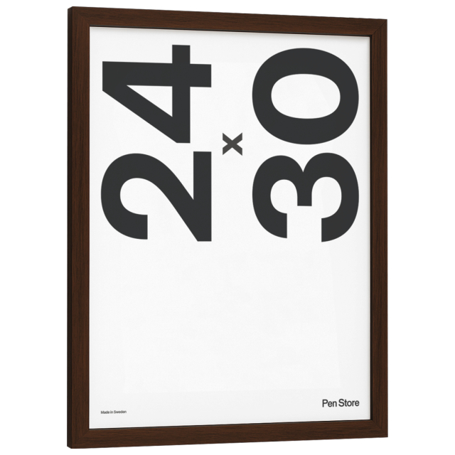 Houten lijst Walnootkleur 24x30 cm