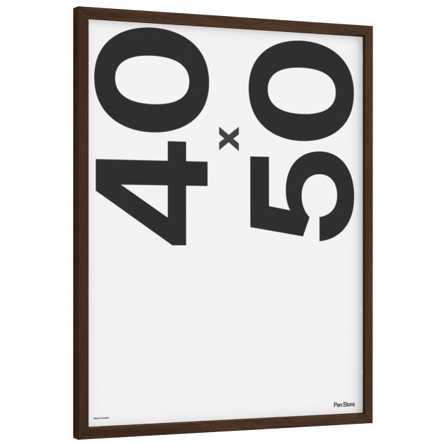 Houten lijst Walnootkleur 40x50 cm