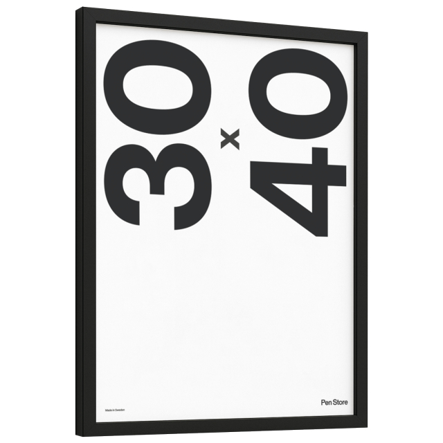 Houten lijst Zwart 30x40 cm