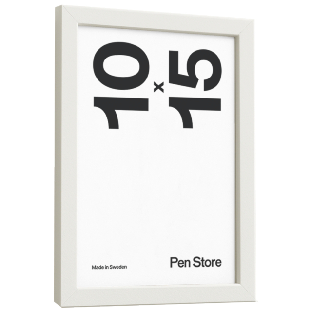 Houten lijst Wit 10x15 cm