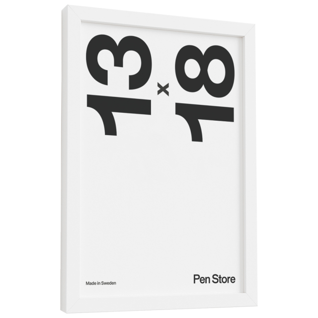 Houten lijst Wit 13x18 cm