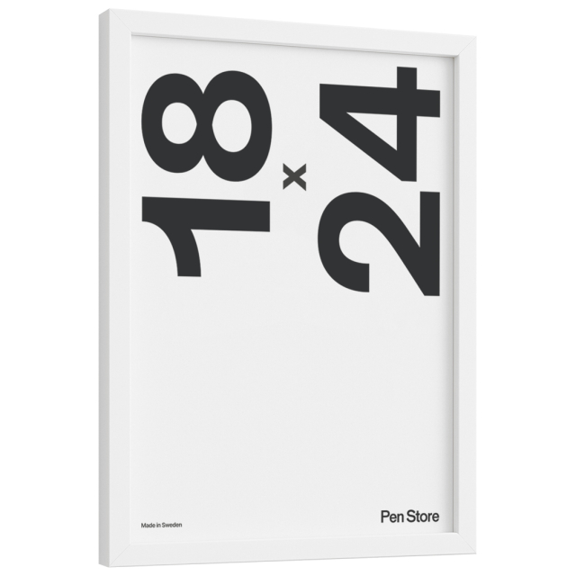 Houten lijst Wit 18x24 cm