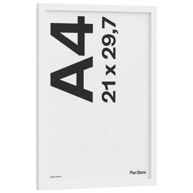 Houten lijst Wit 21x29,7 cm A4