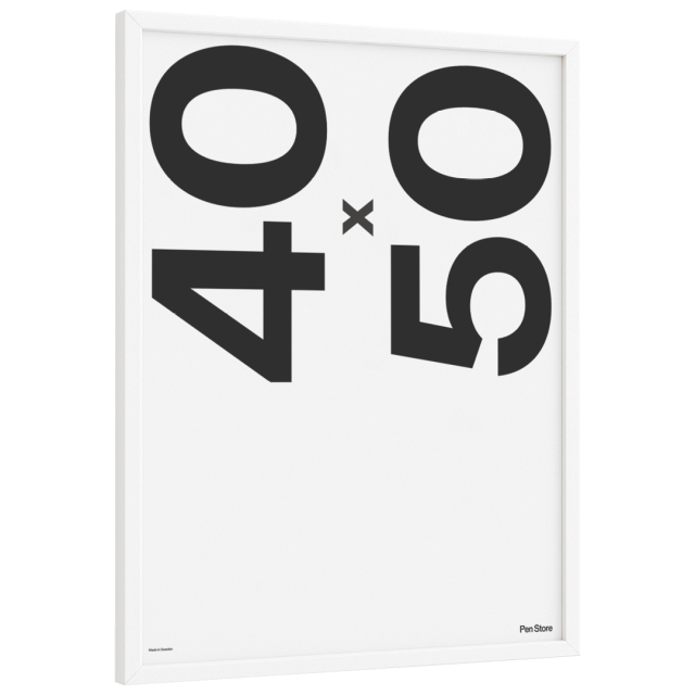 Houten lijst Wit 40x50 cm