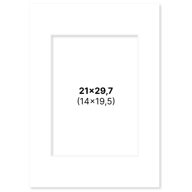 Passe-partout Wit 21x29,7 A4