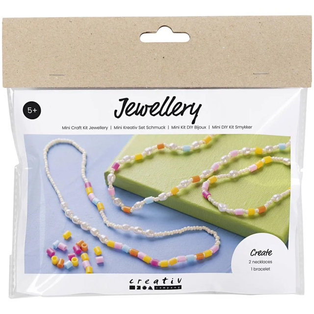 Parelmix Armband en halsketting