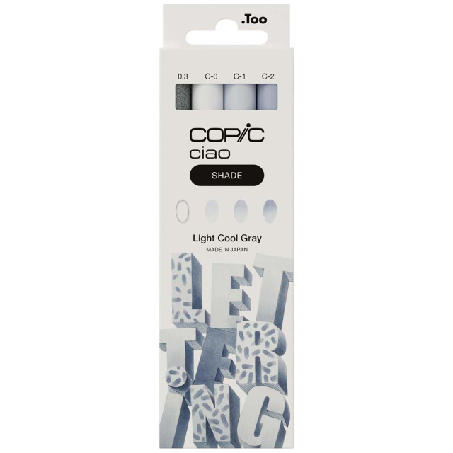 Ciao Shade Set Light Cool Gray 4-pack