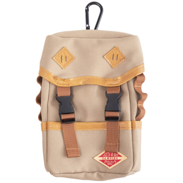Opbergtas Mini Backpack Pouch Beige