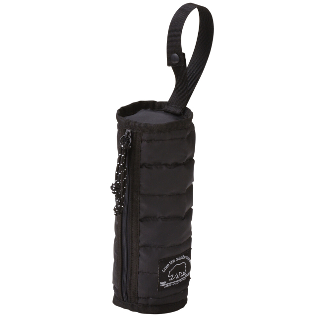 Potloodetui Faux Down Zwart