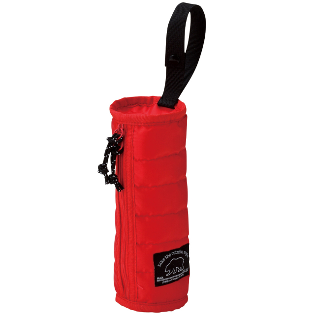 Potloodetui Faux Down Rood