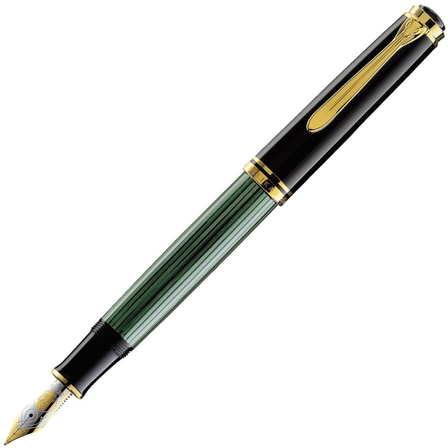 Souverän M1000 Vulpen Black/Green