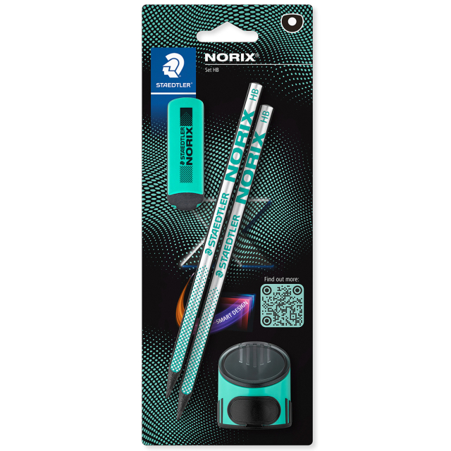Schoolset Norix Potloden + accessoires Green