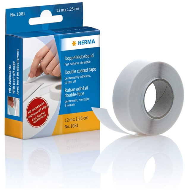 Dubbelzijdige tape 16 mm x 12 m
